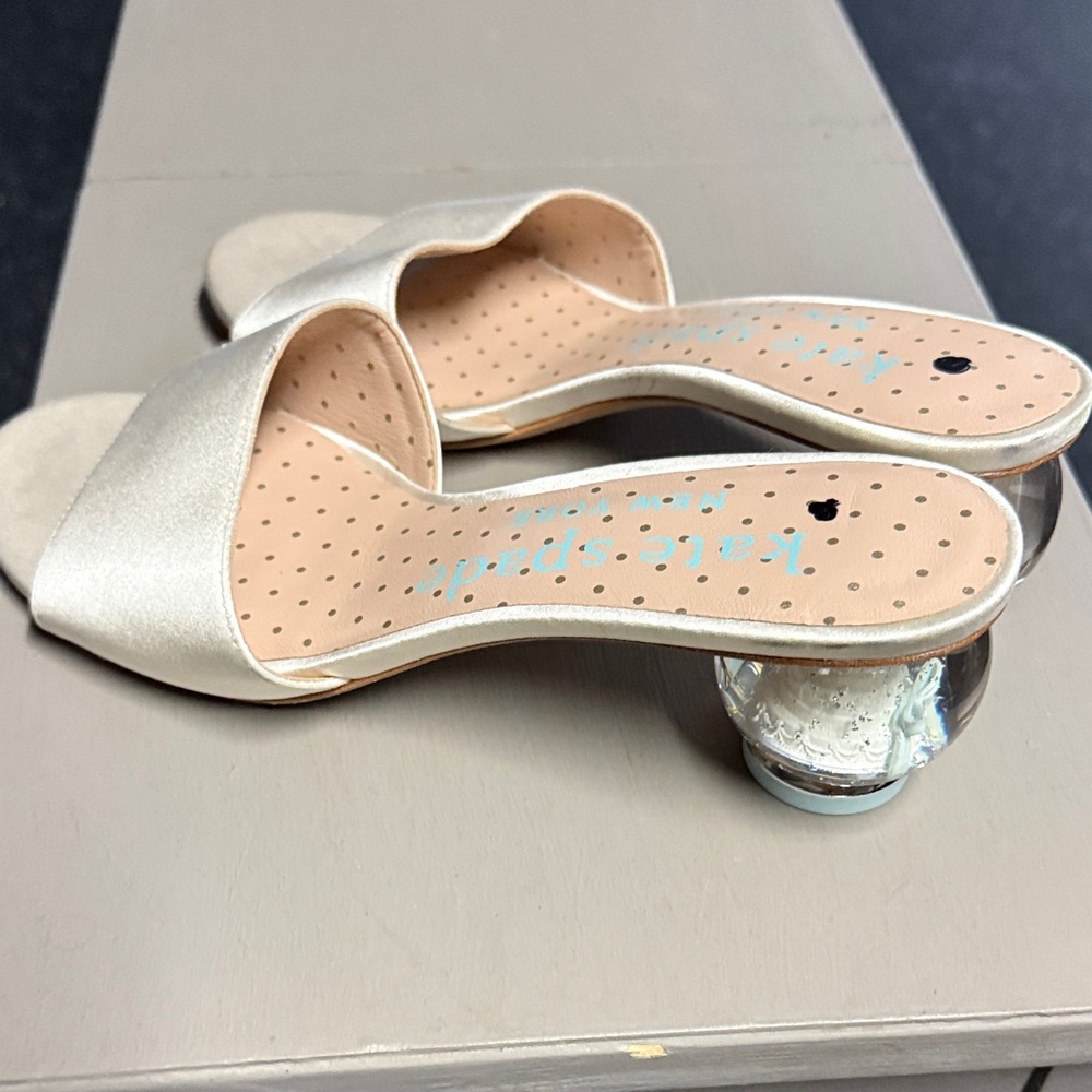Kate Spade Gold Slide Sandals - Picture 4 of 6